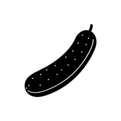 vector illustration of a cucumber