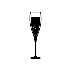 glass of champagne