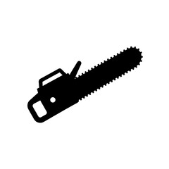 chainsaw isolated on white