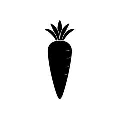 carrot isolated on white