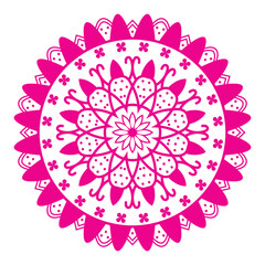 Mandala vector design Illustration Art