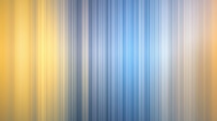 Obraz premium Vertical stripe background with a soft blue - yellow gradient, creating a dynamic and harmonious atmosphere, perfect for modern, energetic, or colorful - themed design projects.