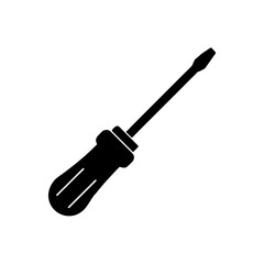 screwdriver on white background