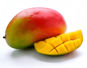 mango isolated on white