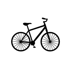Fototapeta premium bicycle isolated on white background
