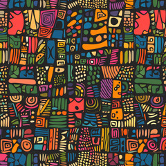 abstract seamless pattern