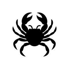 blue crab on white background