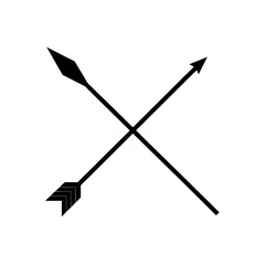 black and white arrows