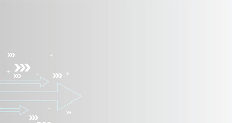 abstract white background with gradient color and arrows dynamic line.