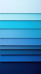 Serene Gradient of Blues Layers in a Harmonious Arrangement for Creative Projects and Artistic Designs with a Calm and Peaceful Mood and Studio Shot