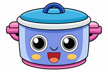 illustration of a pot with boiling water