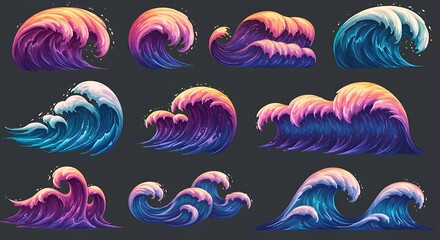 Celestial Waveforms AI Generated