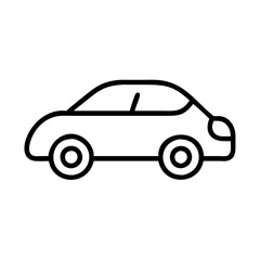 Find your dream car: simple line art illustration for vehicle design and automotive industry needs now online