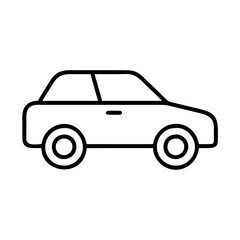 Car icon vector illustration, transportation vehicle, auto mobile, transport, drive, line drawing  px