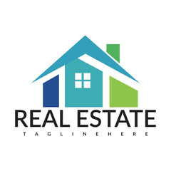 Real State Logo with style Modern for Construction , architecture , residence , hotel , property business , home interior or exterior