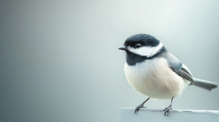 Naklejka premium bird sitting on the branch