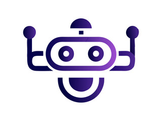 robot logo design 