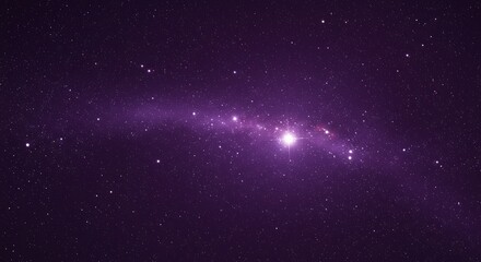 Purple Nebula's Embrace AI Generated