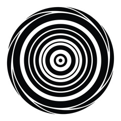 black and white spiral