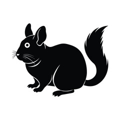 chinchilla silhouette art