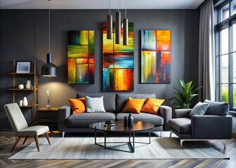 Black Art Paintings Wall Decor Ideas