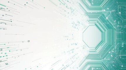 Abstract circuit board design, futuristic technology background