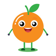 orange cartoon character