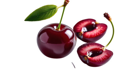 Fresh and Juicy Sour Cherries in a Bountiful Display