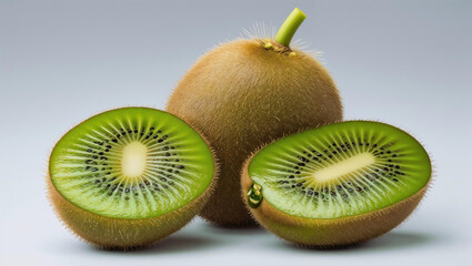 Fototapeta premium High-Quality Image of Kiwi with white Background..