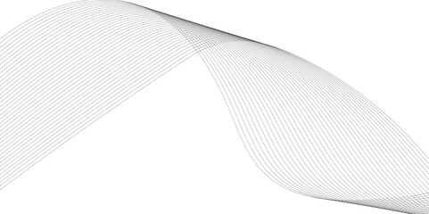Abstract wavy grey lines stream element for design on white background. You can use for Web, Wallpaper, Template, Desktop background, Business banner, poster design.