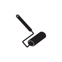 paint roller isolated on white