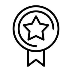 Obraz premium Achievement Outline Icon