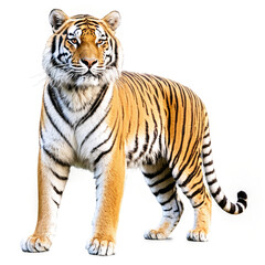 Obraz premium tiger isolated on transparent background