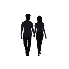 Silhouette People Vector Pack – Yoga, Couples, Children, Fitness, and Daily Activities