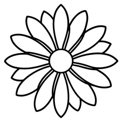 vector illustration of a flower
