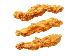 Deep fried chicken strips