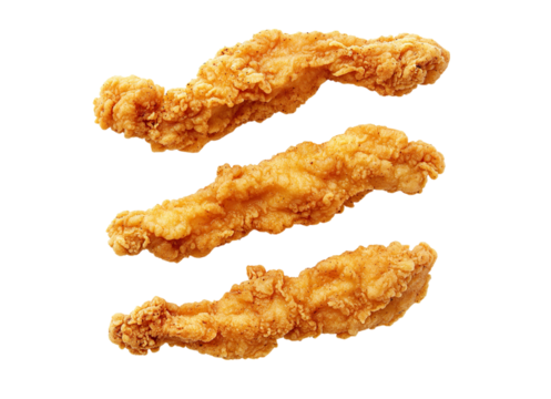 Deep fried chicken strips