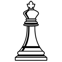 black chess king