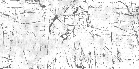 Abstract overlay distress floor, black and white seamless background Vector white grunge peeling painted concrete wall texture background.