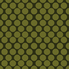 Vector seamless background with circles in pastel colors