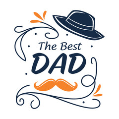 create a vector illustration celebrating fatherhood.