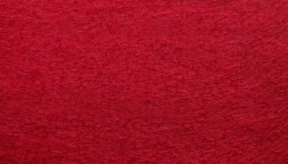 Red Synthetic Wool Felt Cloth Acrylic Fibers Texture Background
