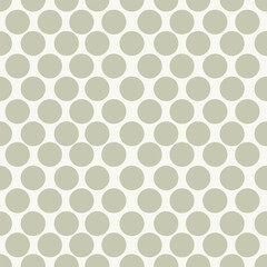 Vector seamless background with circles in pastel colors