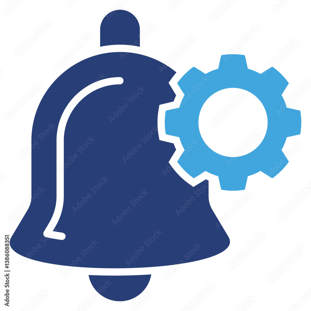 Poster Notification Settings Two Color Icon