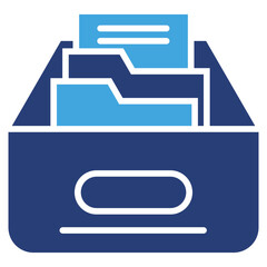 Archive Two Color Icon