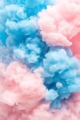 Fototapeta premium Pastel Ink Cloud Abstract