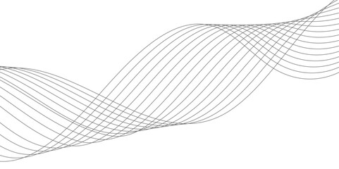 Abstract wave line for banner, wallpaper background with wave design.	