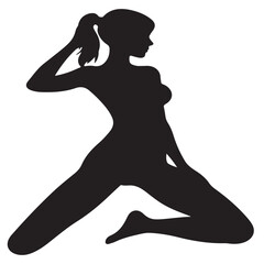 A vector icon representing the silhouette of a woman's body shape.
