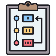 Prioritize Lineal Color Icon