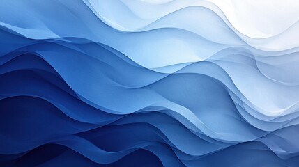Obraz premium A monochrome background in various shades of blue, giving a cool and calm feel